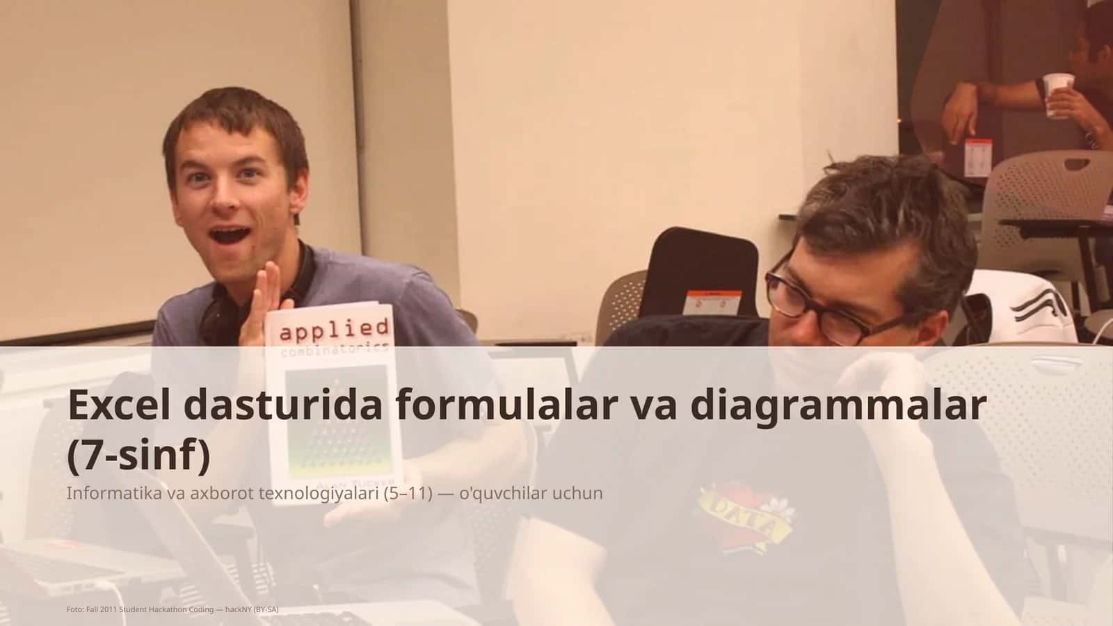 Excel dasturida formulalar va diagrammalar (7-sinf) 1