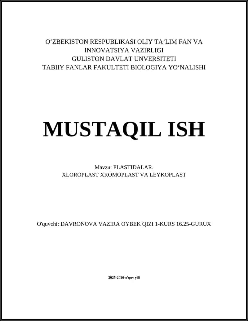 PLASTIDALAR 1