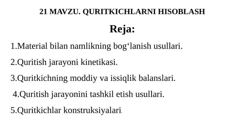 QURITKICHLARNI HISOBLASH 1