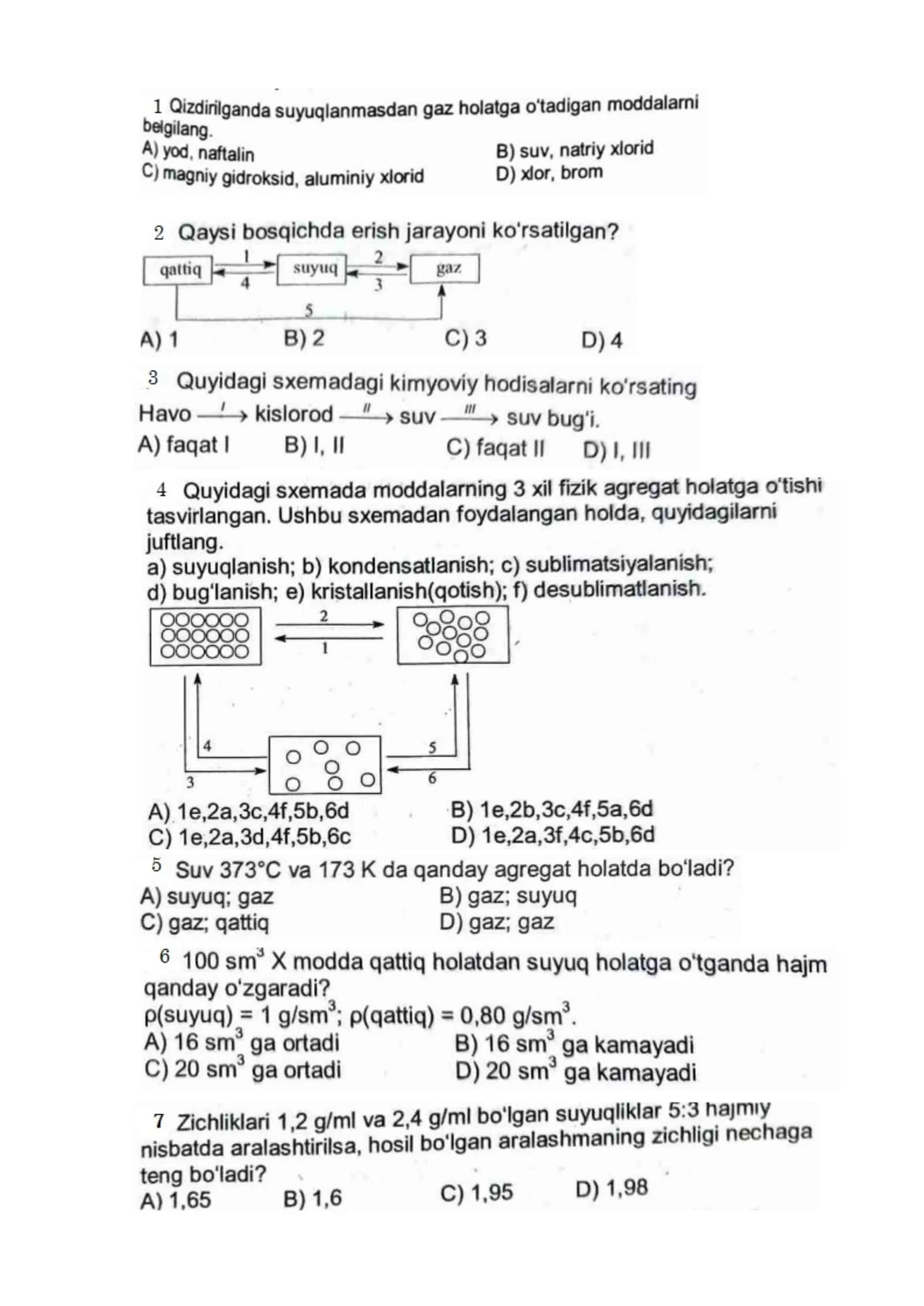 Kimyodan dastlabki tushunchalar 1