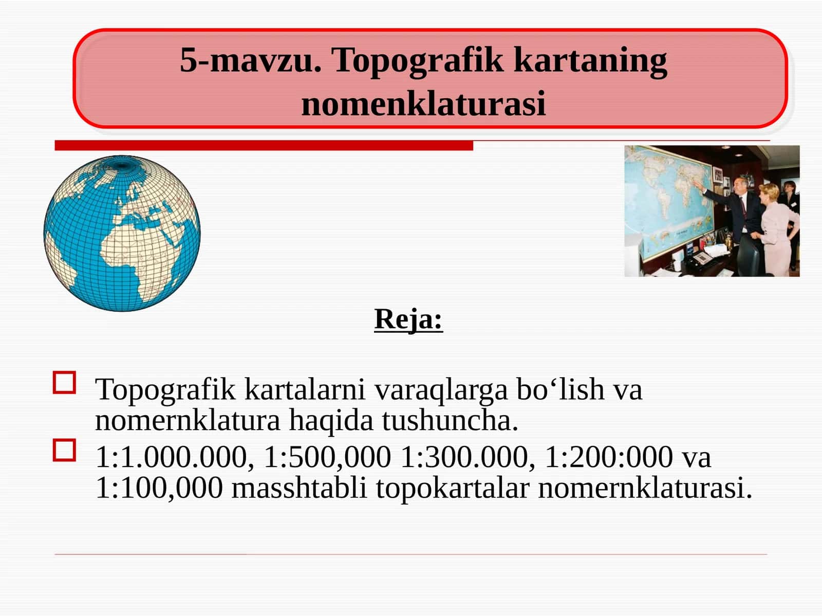 Topografik kartalar nomernklaturasi 1