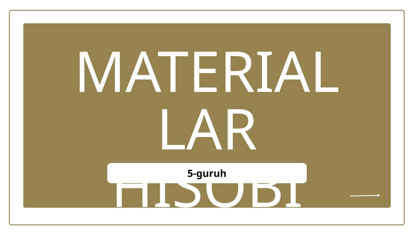 MATERIALLAR HISOBI 1