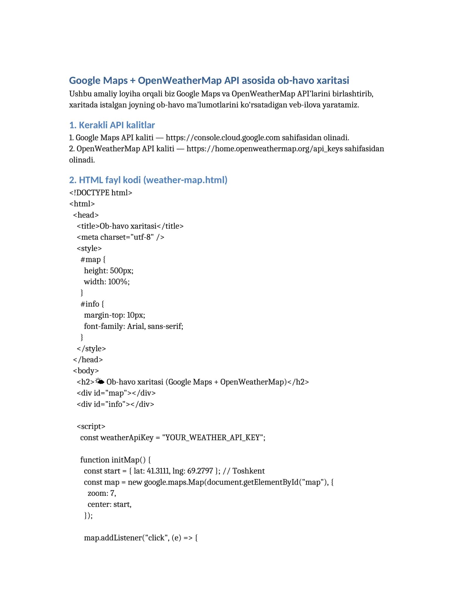 Ob-havo xaritasi 1