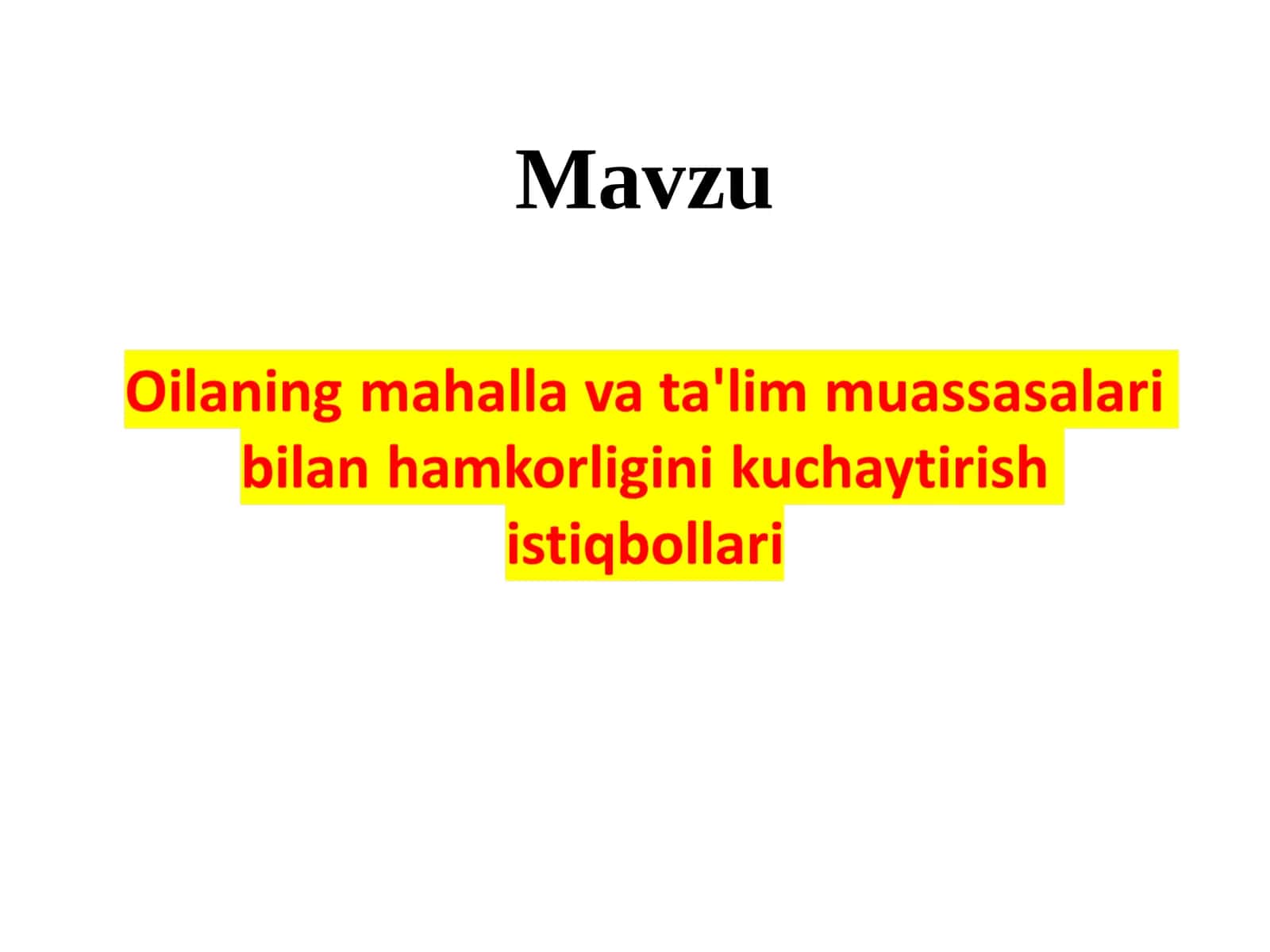 Barkamol avlodni tarbiyalashda ishtirok etish 1