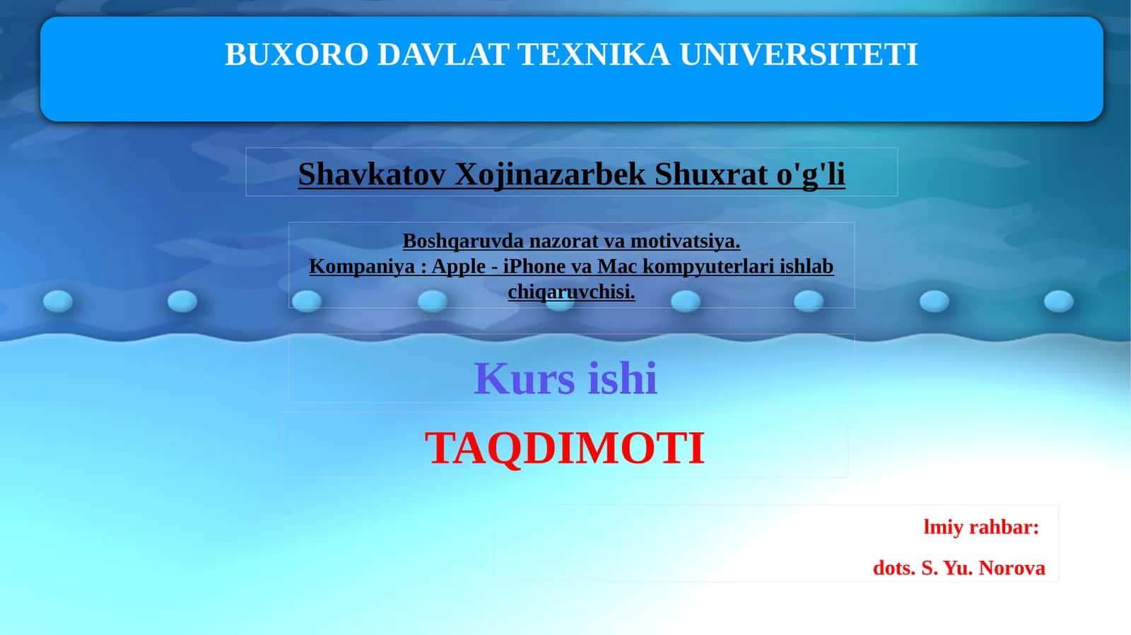BUXORO DAVLAT TEXNIKA UNIVERSITETI 1