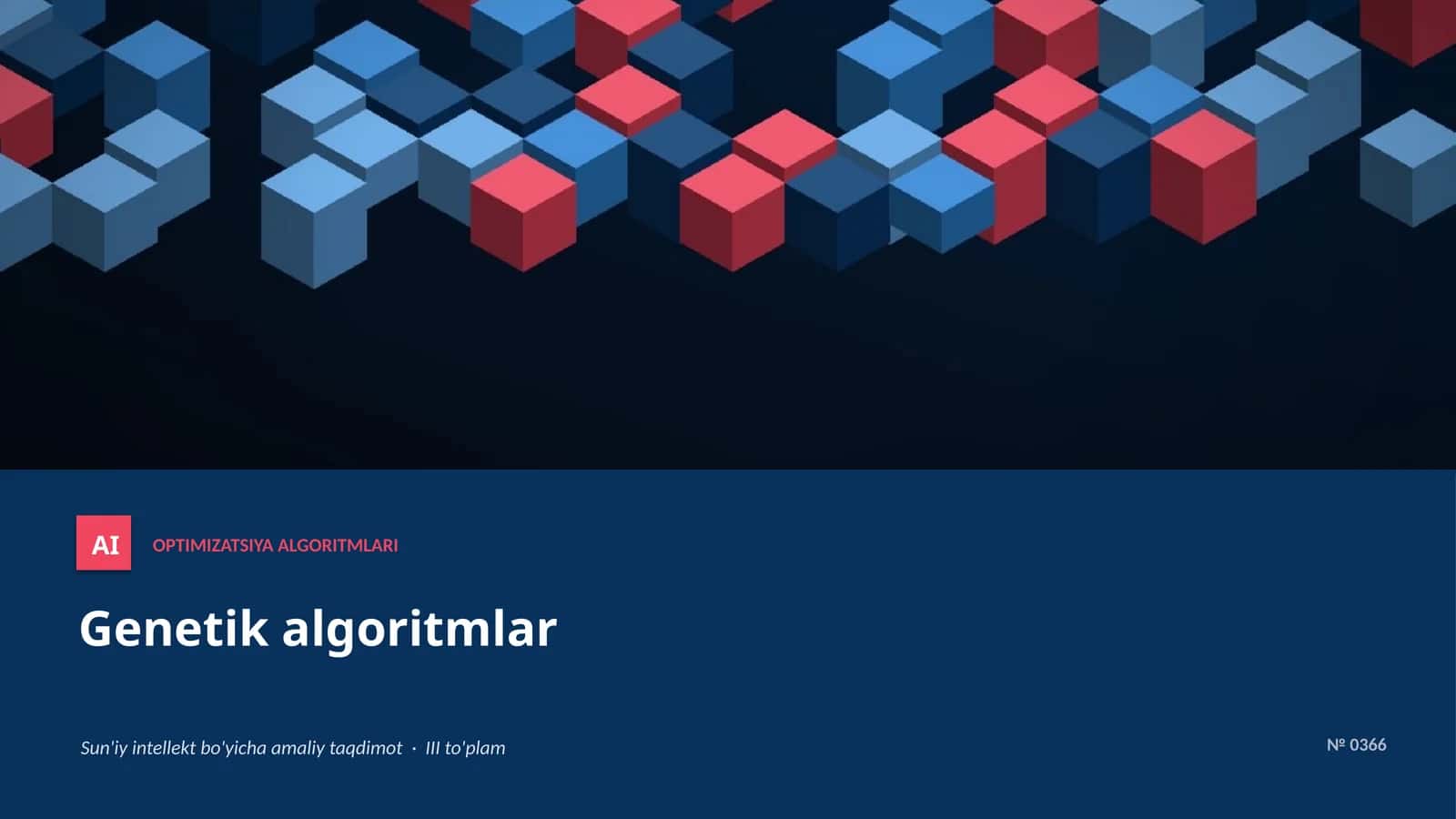 Optimizatsiya algoritmari 1
