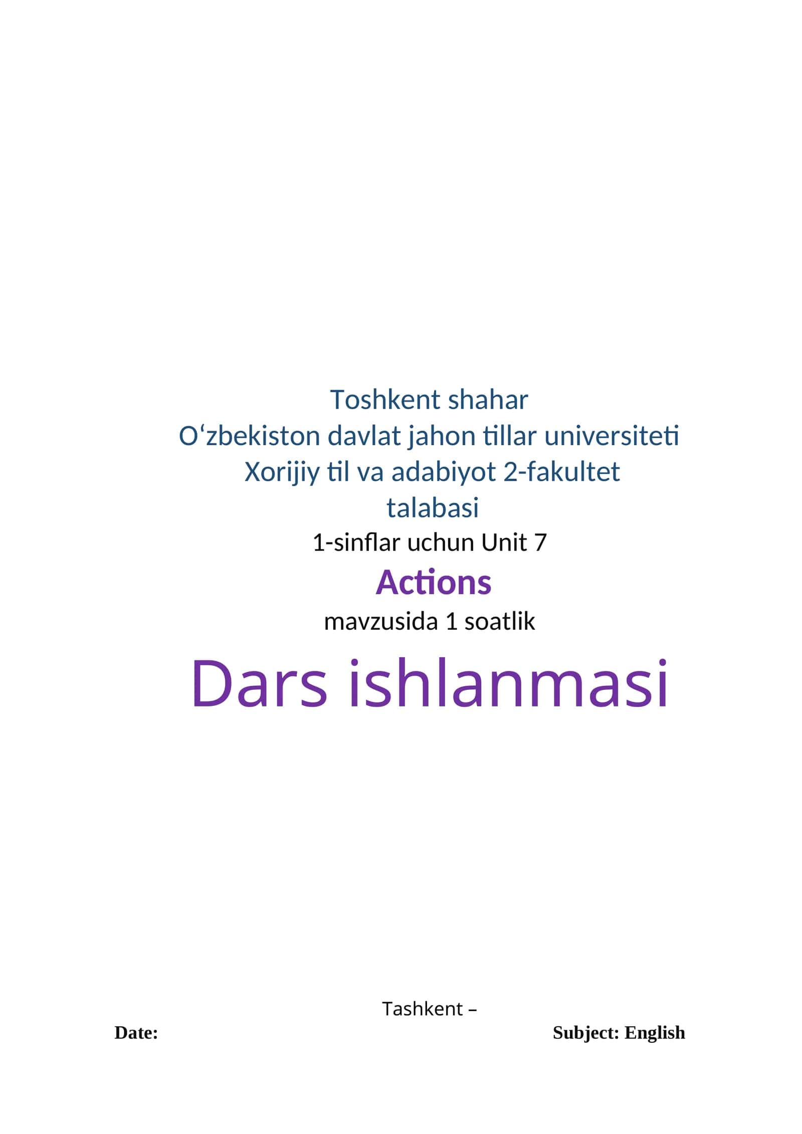 lesson plan 1