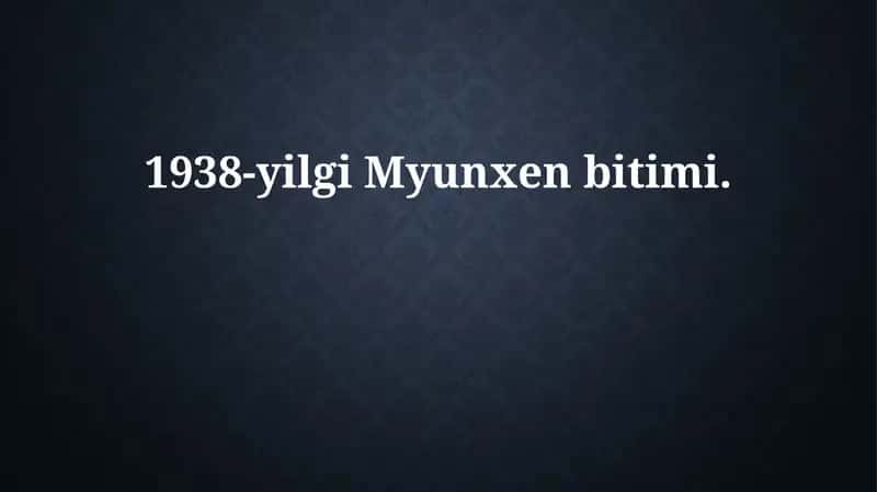 1938-yilgi Myunxen bitimi 1