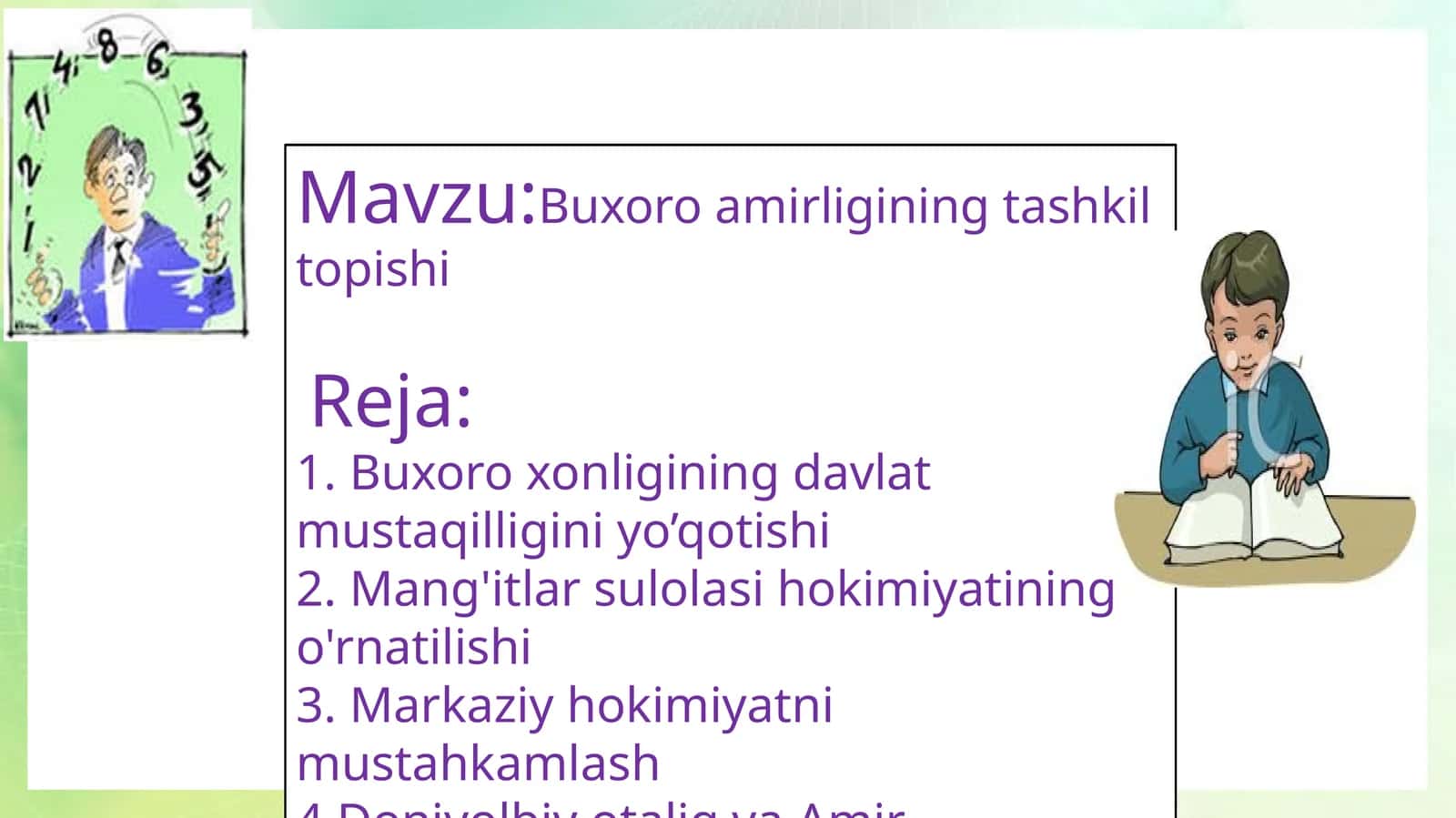 Buxoro amirligining tashkil topishi 1