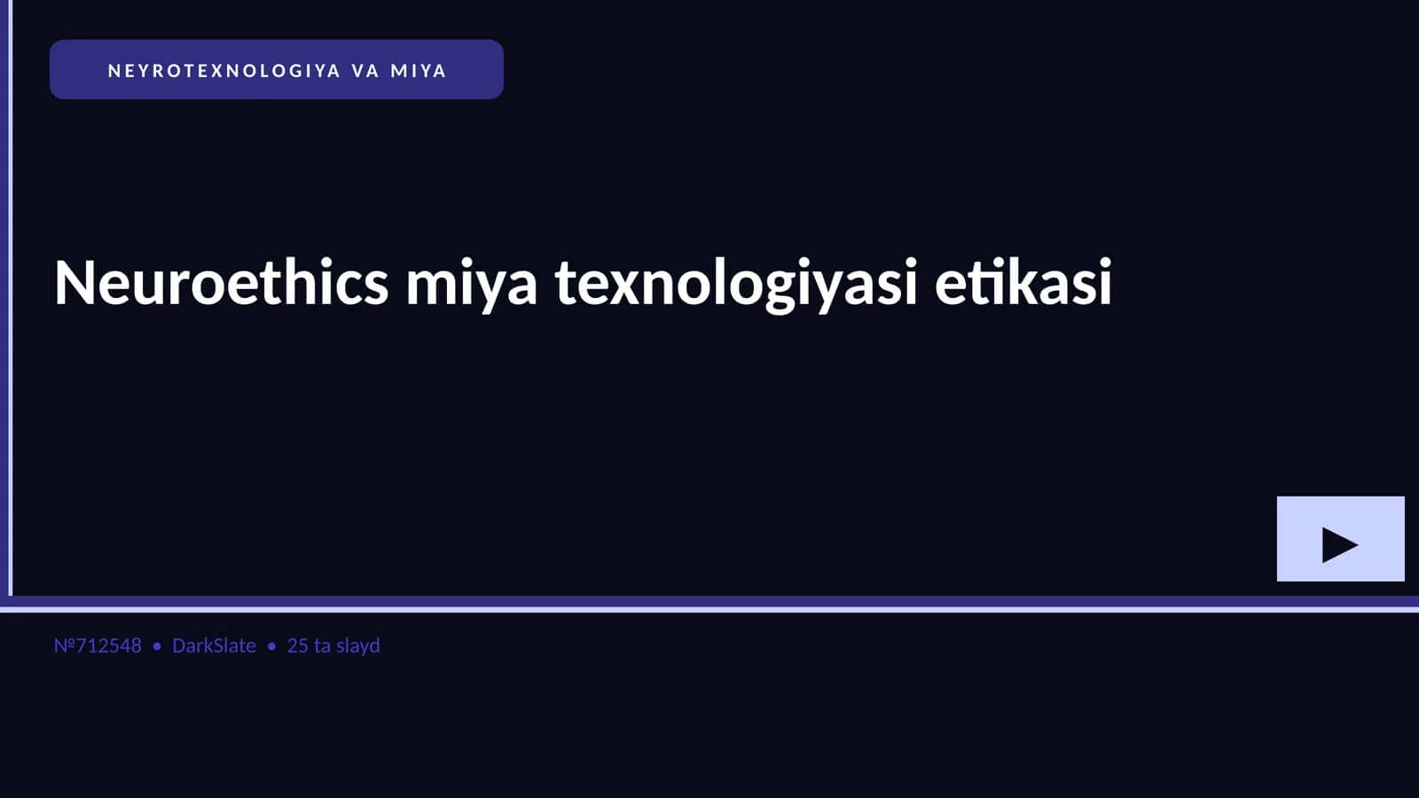 NEYROTEXNOLOGIYA VA MIYA 1