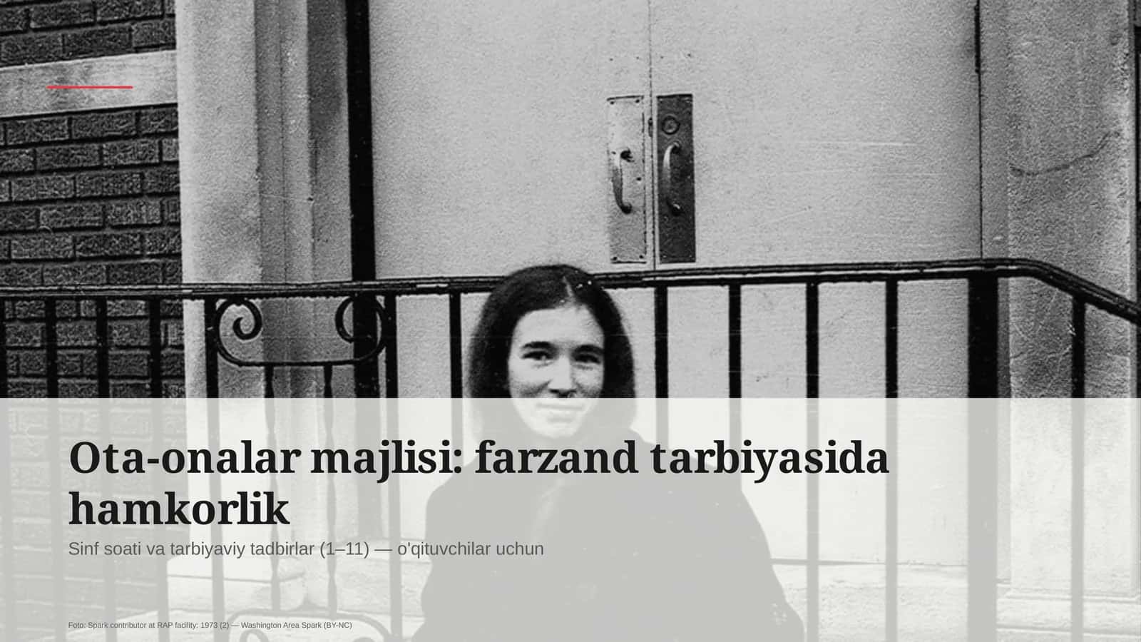 Ota-onalar majlisi: farzand tarbiyasida hamkorlik 1