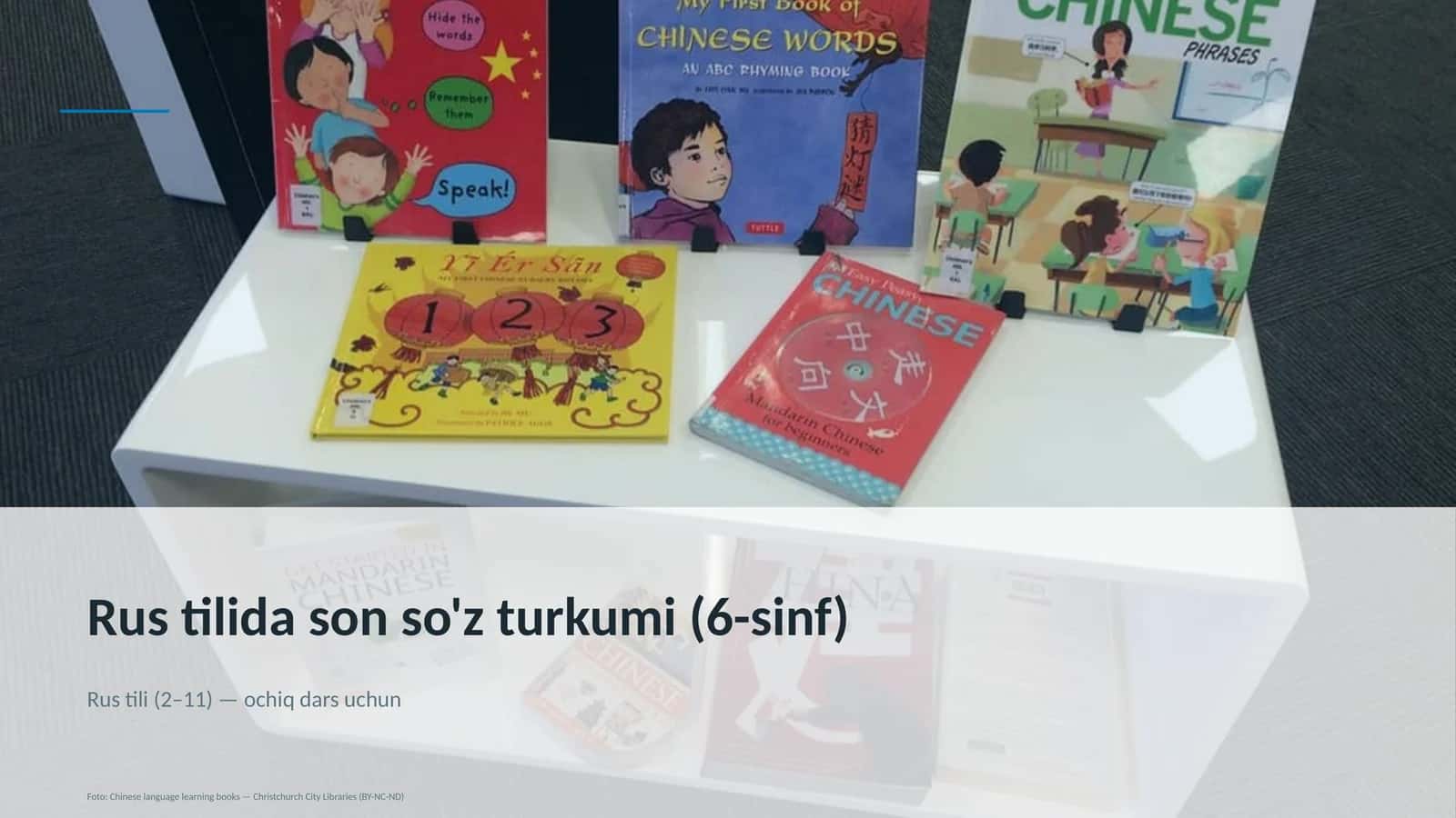 Rus tilida son so'z turkumi (6-sinf) 1