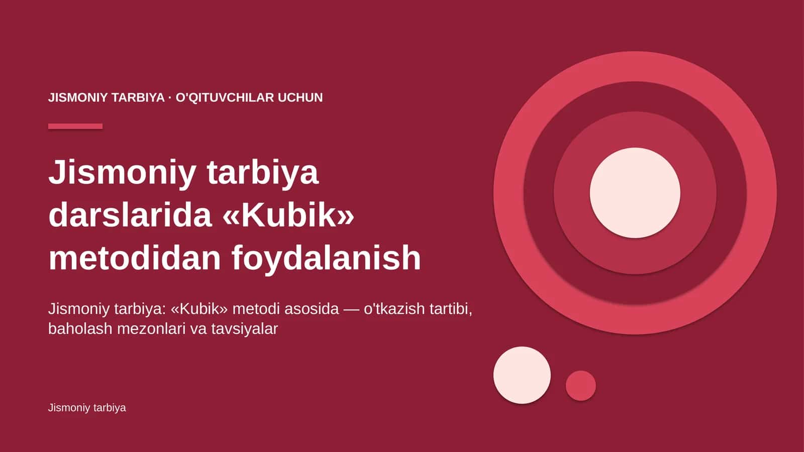 jismoniy tarbiya darslarida kubik metodidan foydalanish 1071 1