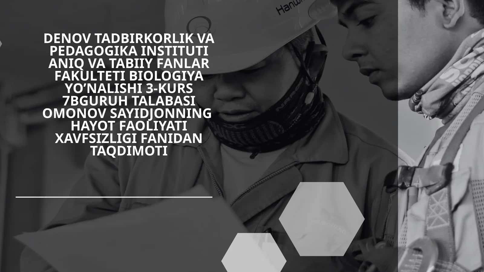 O‘zbekistonda bo‘lishi mumkin bo‘lgan texnogen xavflar 1