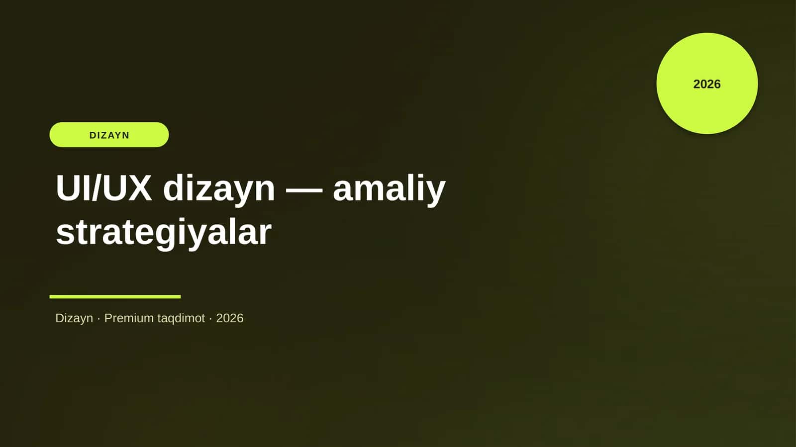 UI/UX dizayn — amaliy strategiyalar 1