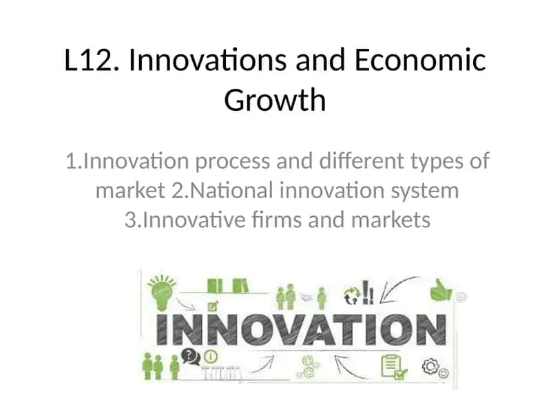 Product innovations 1