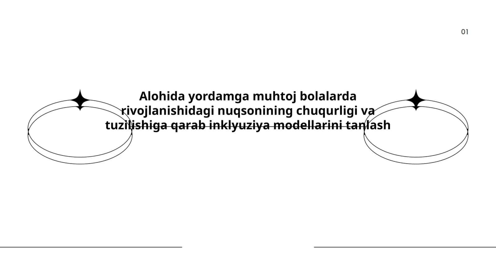 Alohida yordamga muhtoj bolalarda rivojlanishidagi nuqson va inklyuziya modellarini tanlash 1
