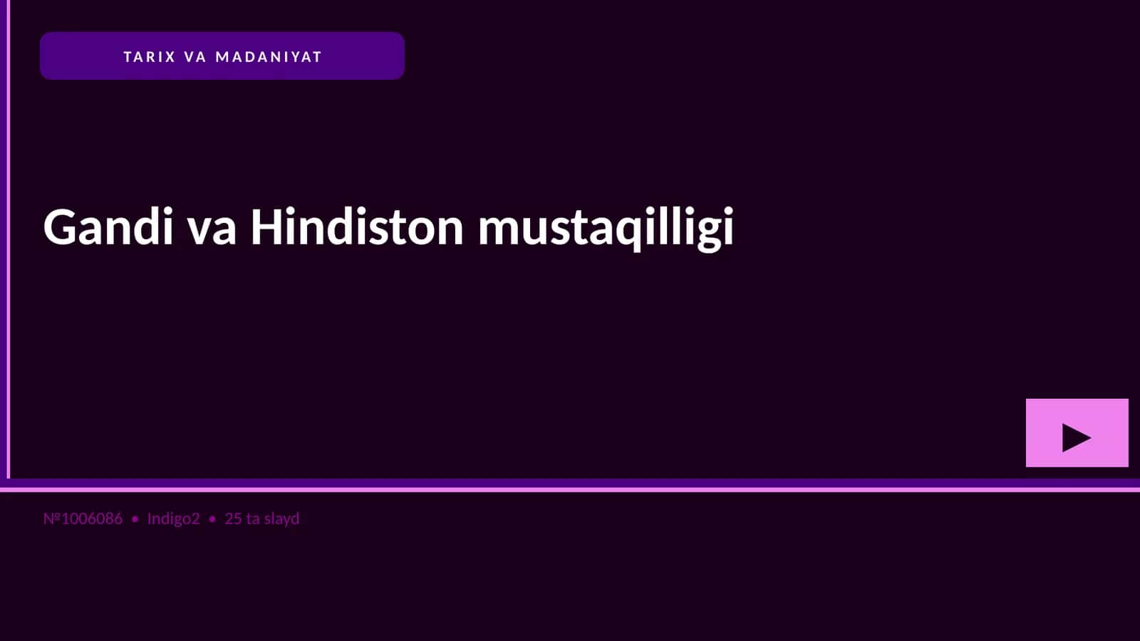 Gandi va Hindiston mustaqilligi 1