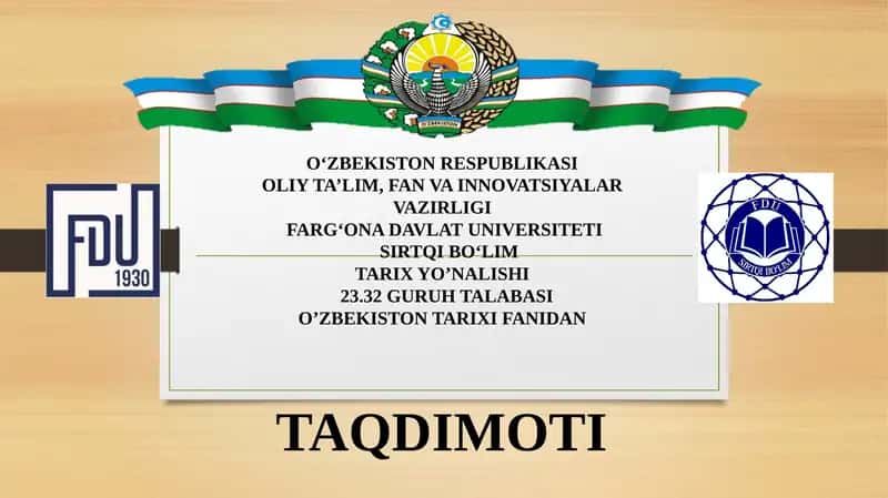 Taqdimot Buxoro amirligining vassal davlatga aylantirilishi 1