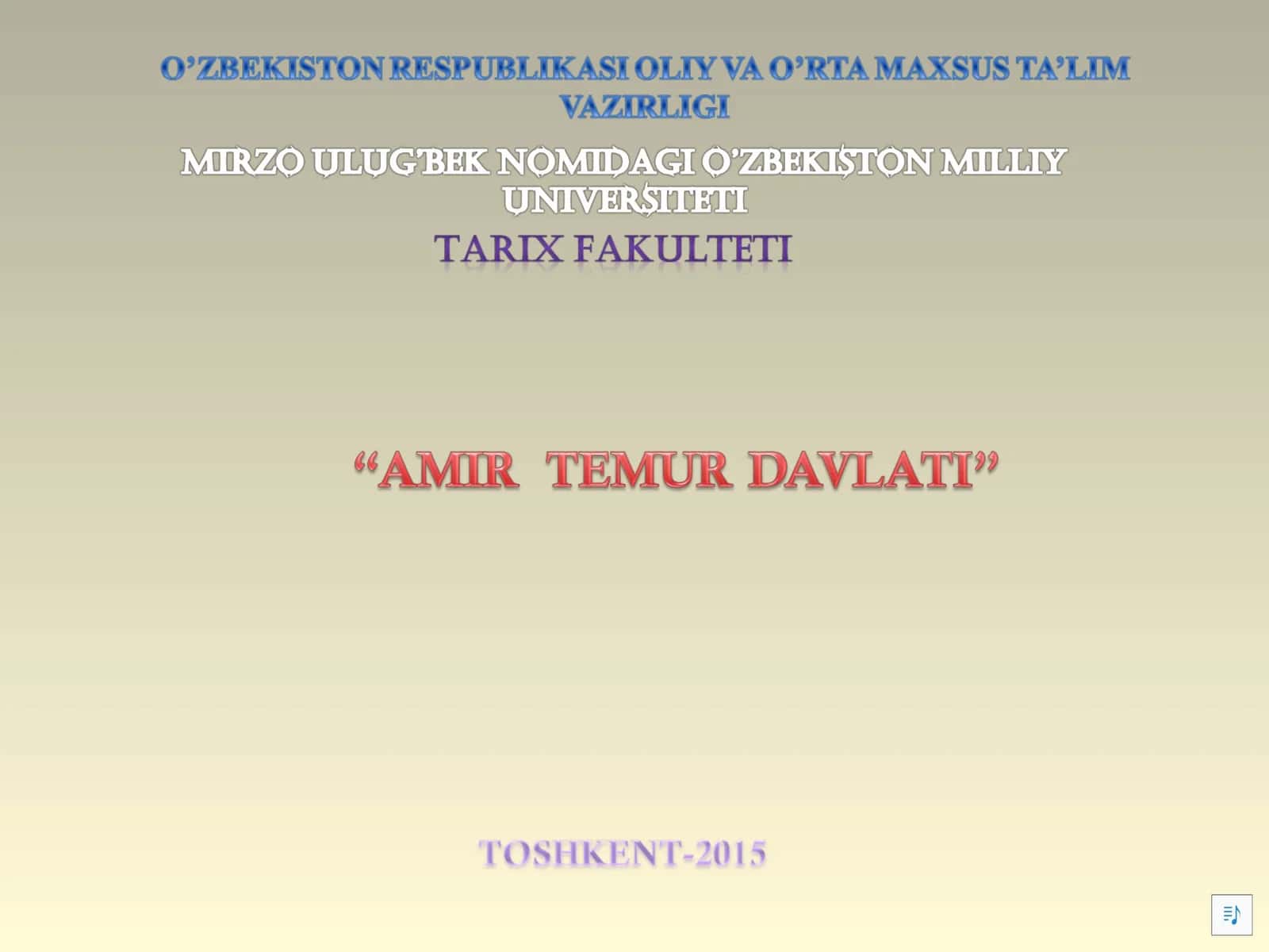 Amir Temur 1