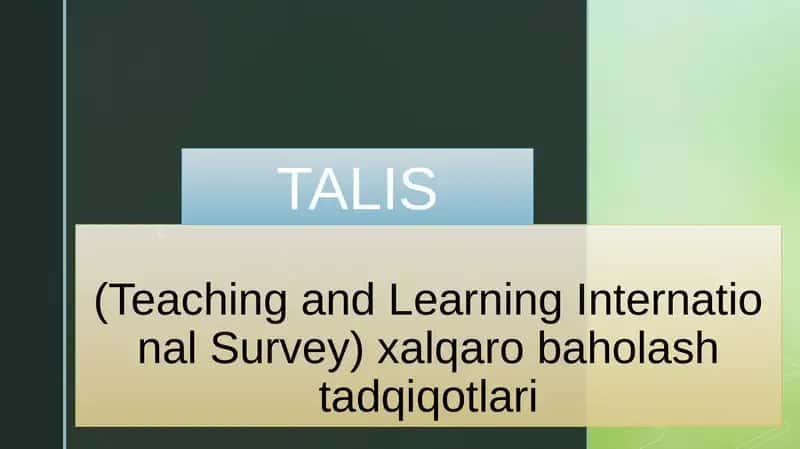 XALQARO BAHOLASH DASTURLARI 1