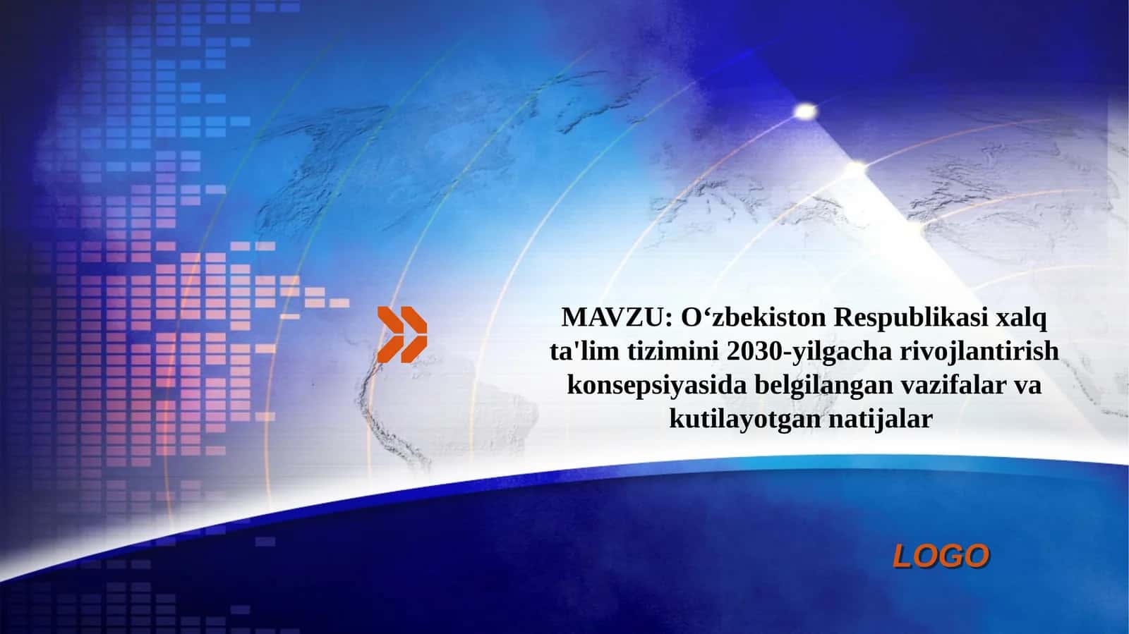 Oʻzbekiston Respublikasi xalq ta'lim tizimini 2030-yilgacha rivojlantirish konsepsiyasida belgilangan vazifalar va kutilayotgan natijalar 1