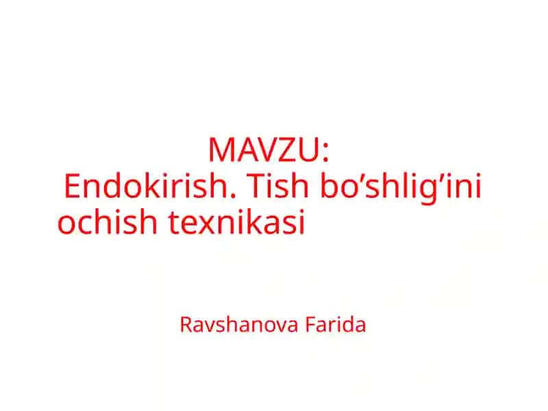 Endokirish 1