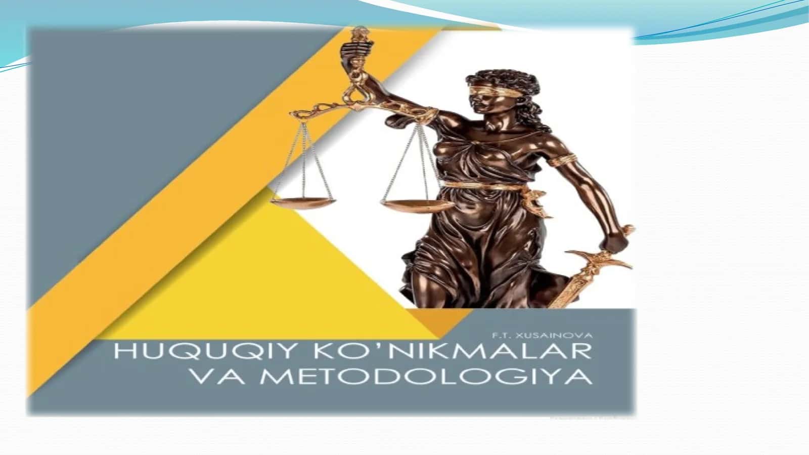 Huquqiy ko'nikmalar va metodologiya 1
