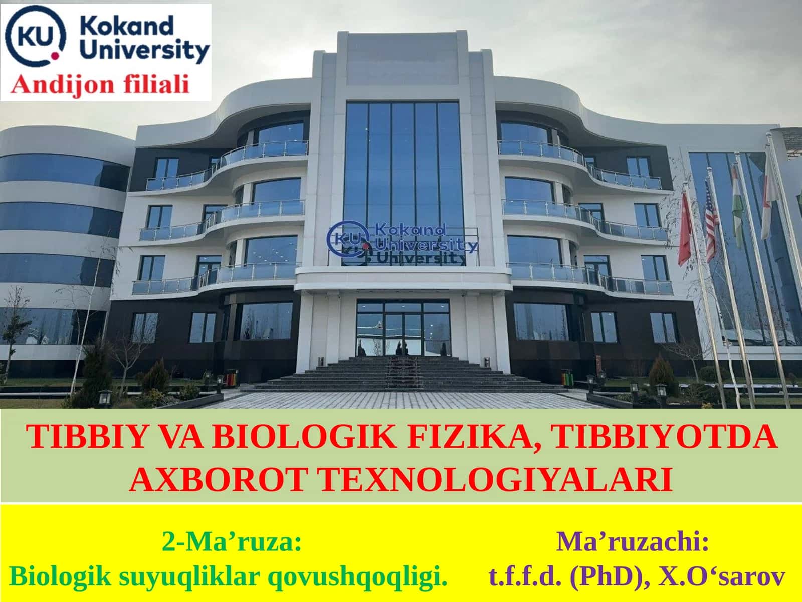 Biologiksuyuqliklar qovushqoqligi. Tibbiyvabiologikfizika,tibbiyotdaaxborottexnologiyalari 1