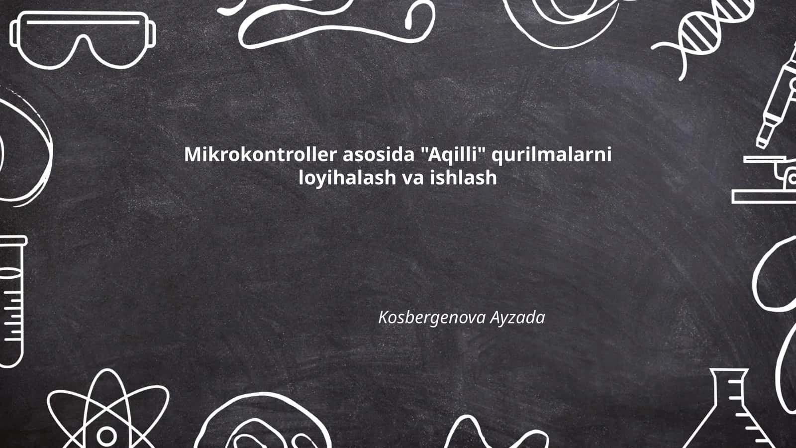 Mikrokontrollerlar asoslari 1