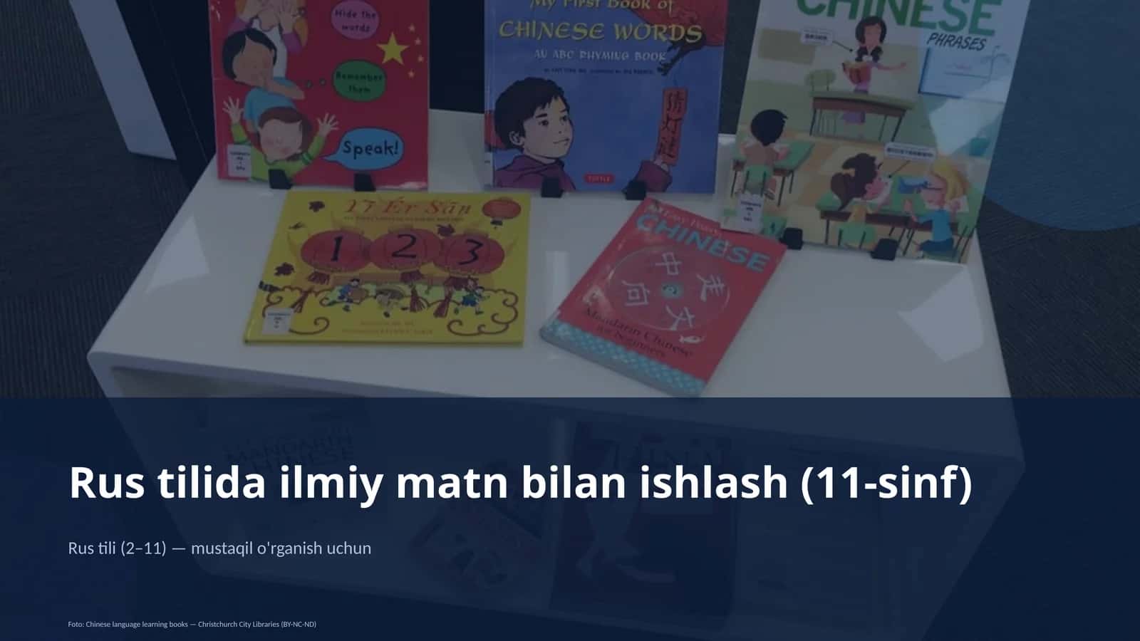 Rus tilida ilmiy matn bilan ishlash (11-sinf) 1