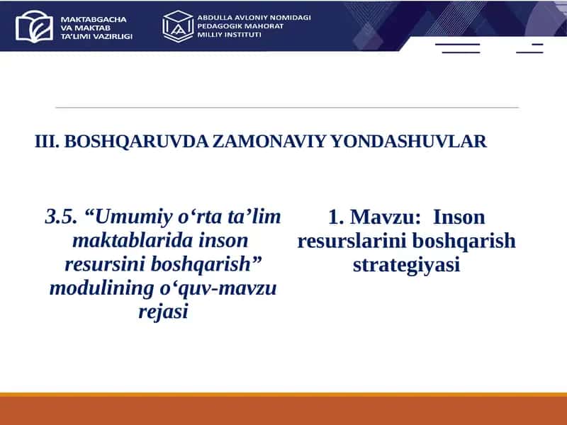 Inson resurslarini boshqarish strategiyasi 1