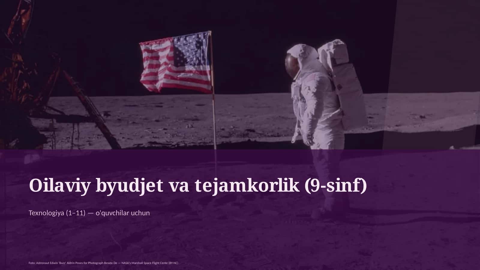 Oilaviy byudjet va tejamkorlik (9-sinf) 1