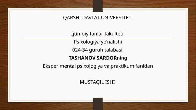 Emotsiyalarni idroq qilish tashqi sarfiyotlari 1