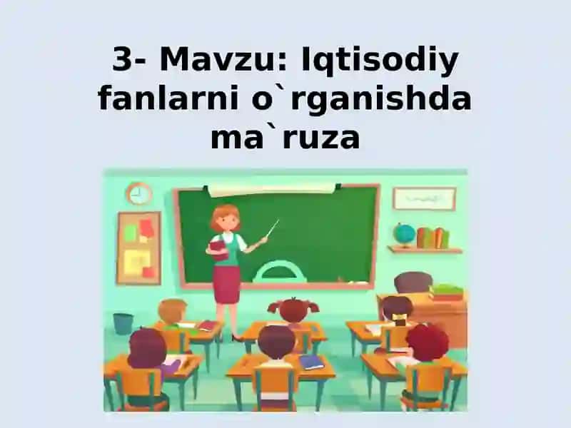 Ma’ruza 1