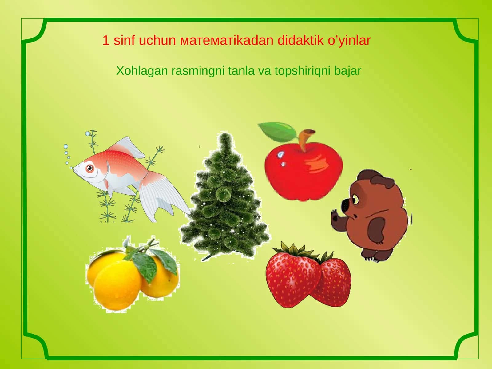 "Mavzu: Matematika darsidan dastur" 1