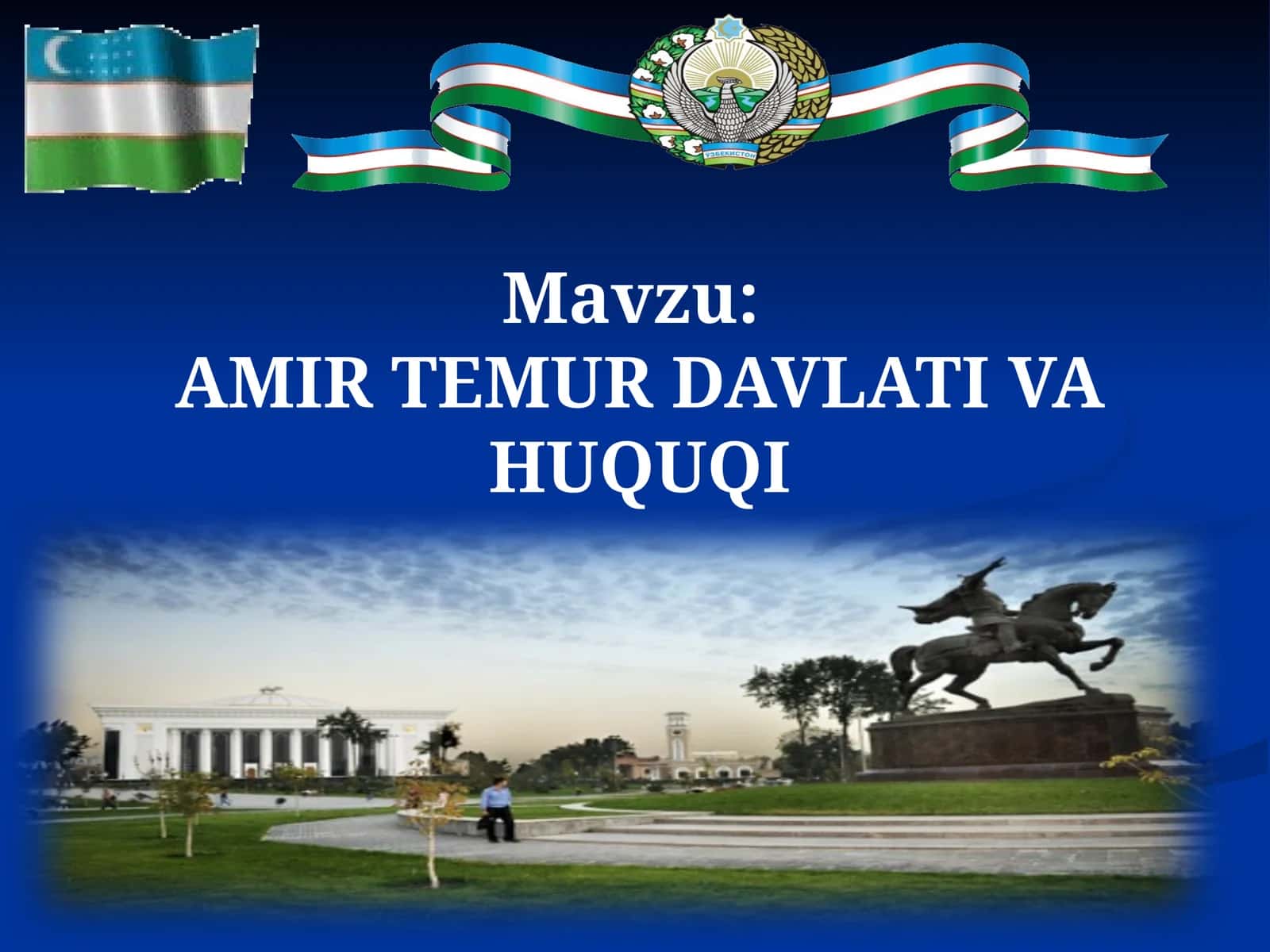 AMIR TEMUR DAVLATI VA HUQUQI 1