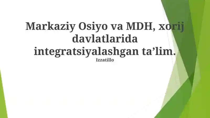 Integratsiyalashgan Ta'limning Ta'siri 1