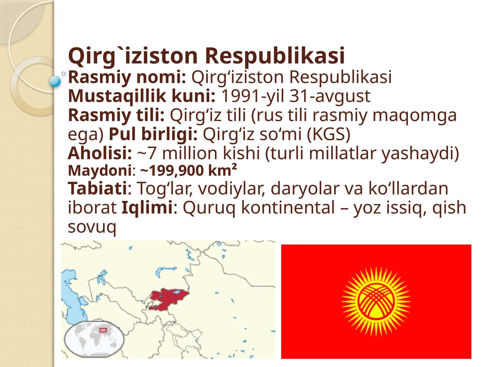 Qirg`iziston Respublikasi 1