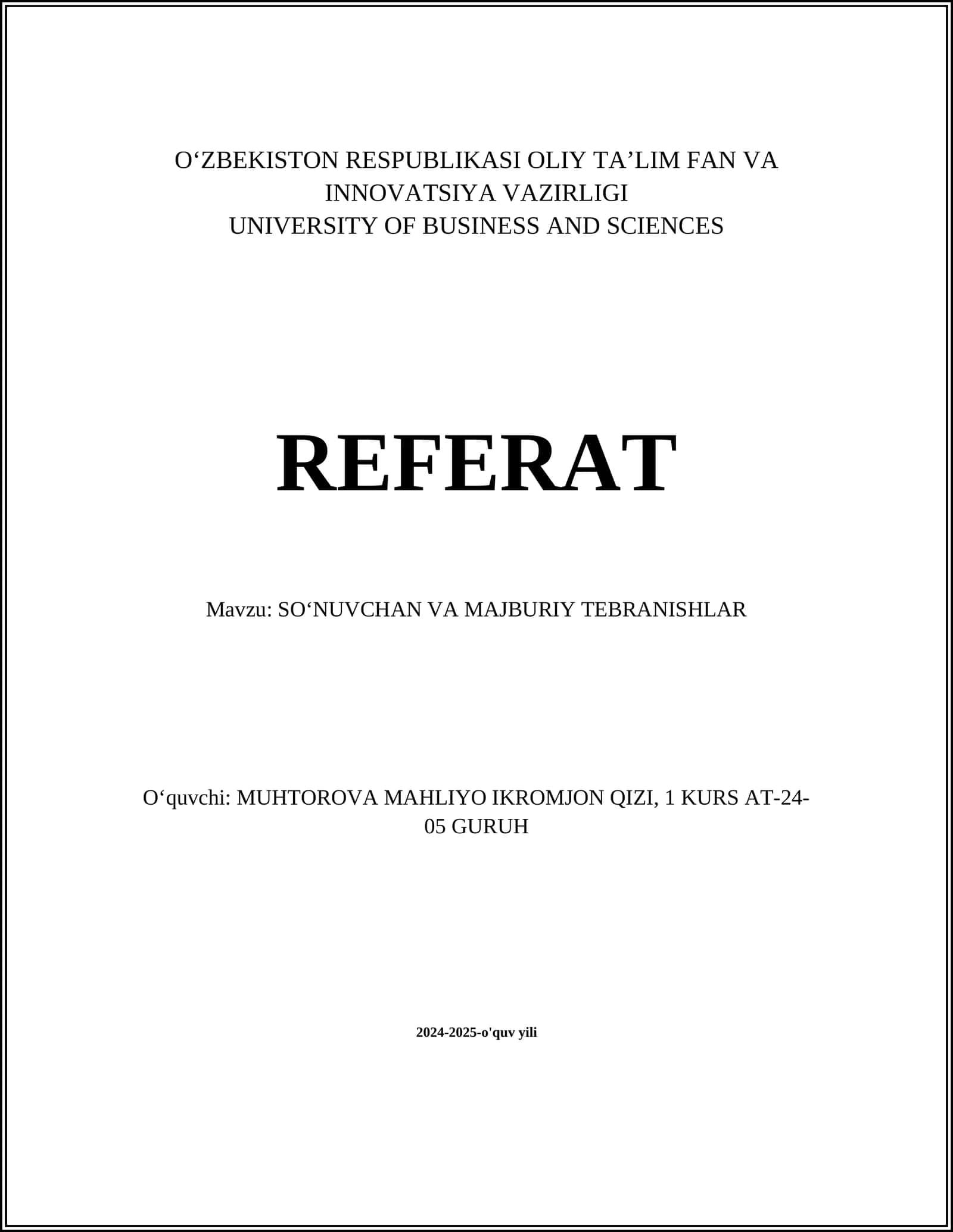 Harakatlanuvchi Tizza 1