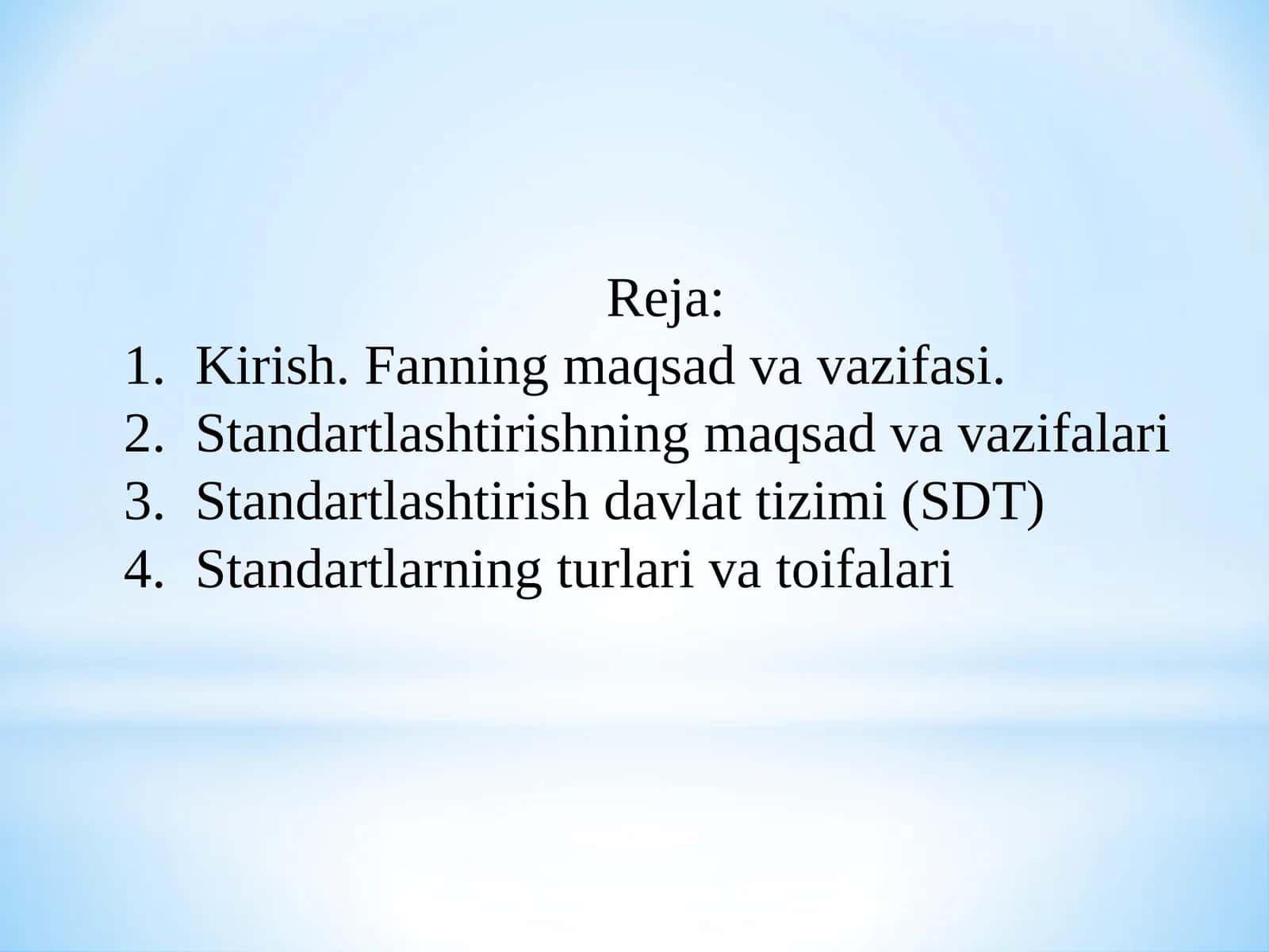 Kirish. Fanningmaqsadvavazifasi 1