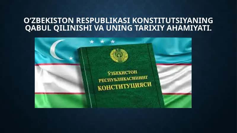 O'zbekiston Konstitutsiyasi 1
