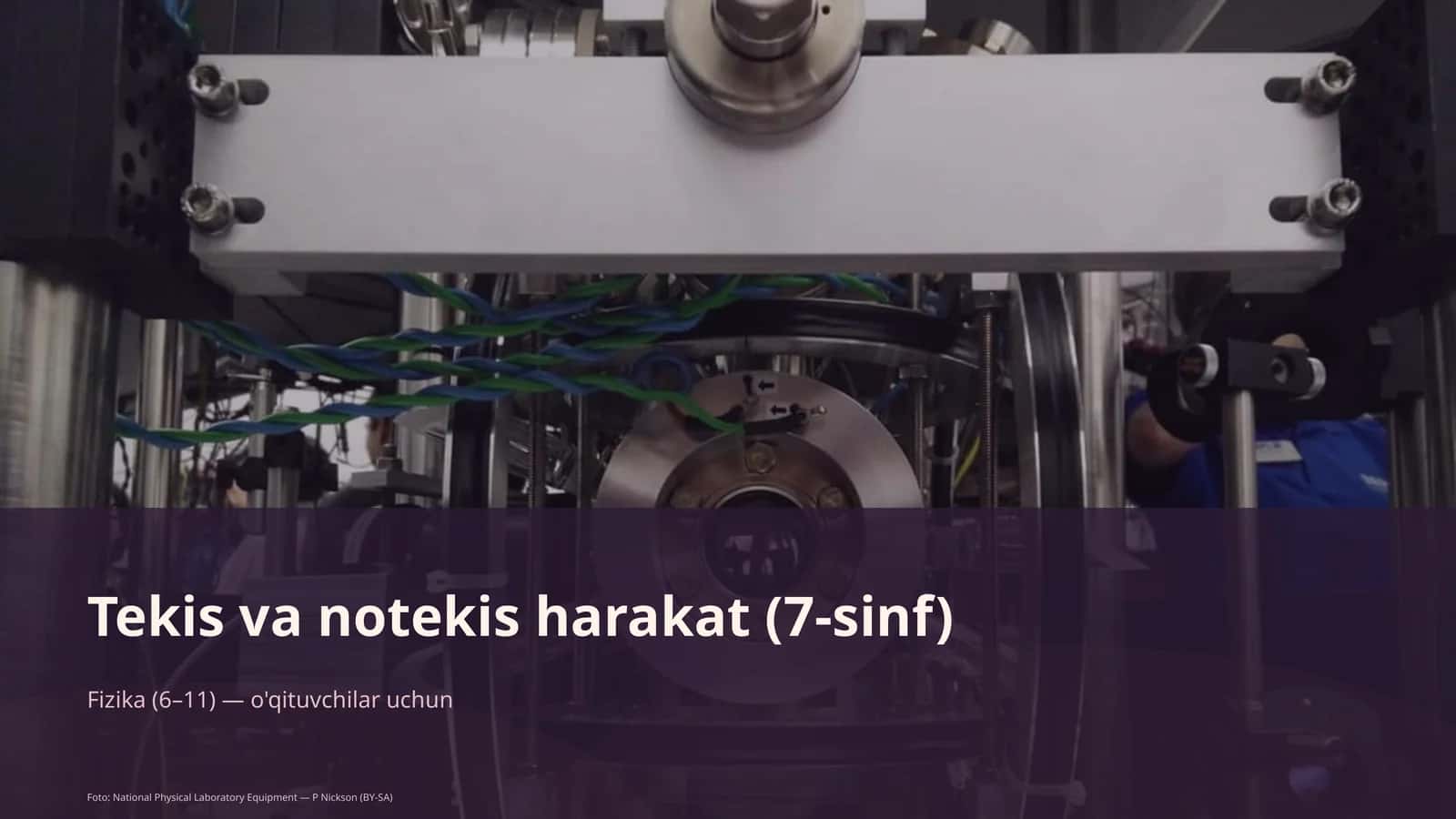Tekis va notekis harakat (7-sinf) 1