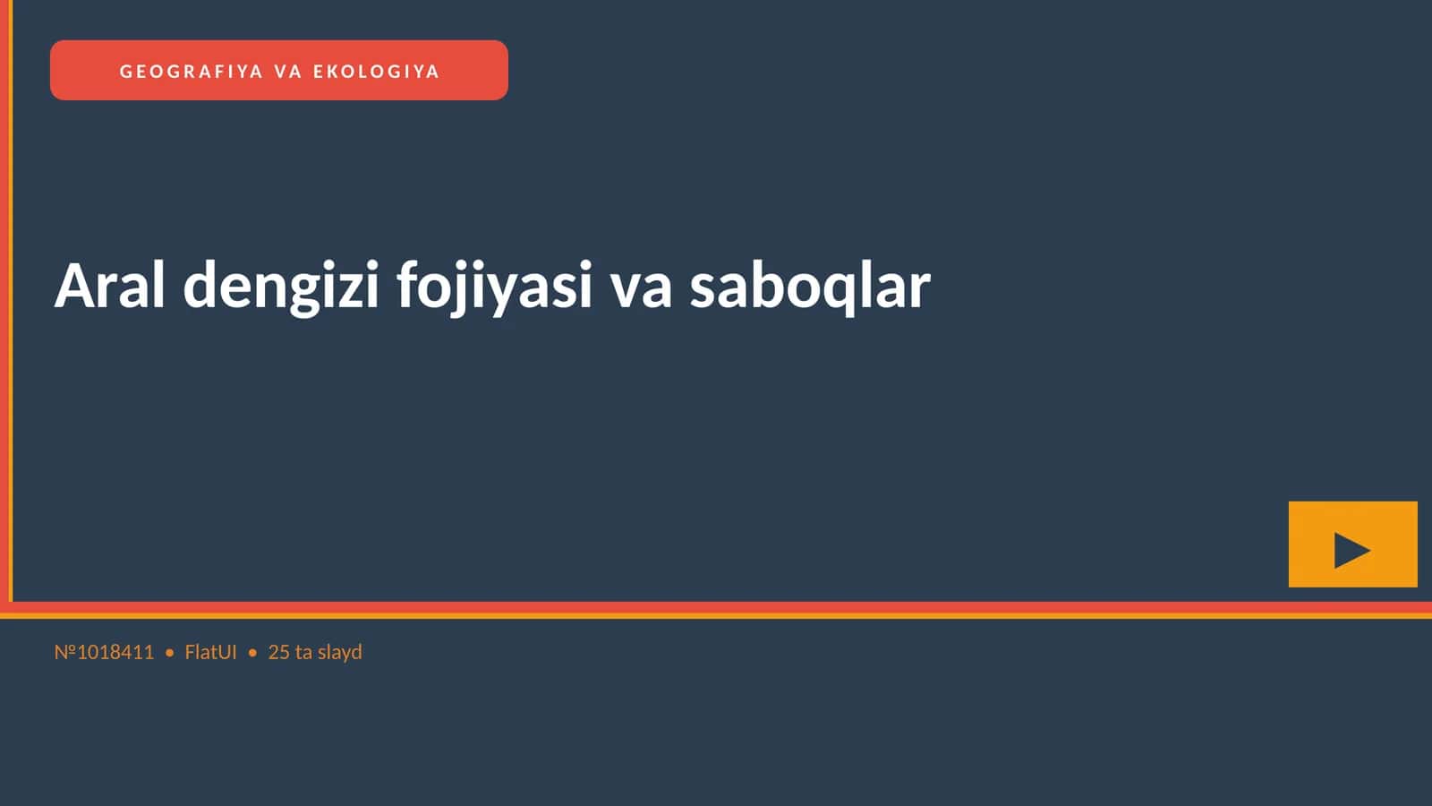 Aral dengizi fojiyasi va saboqlar 1