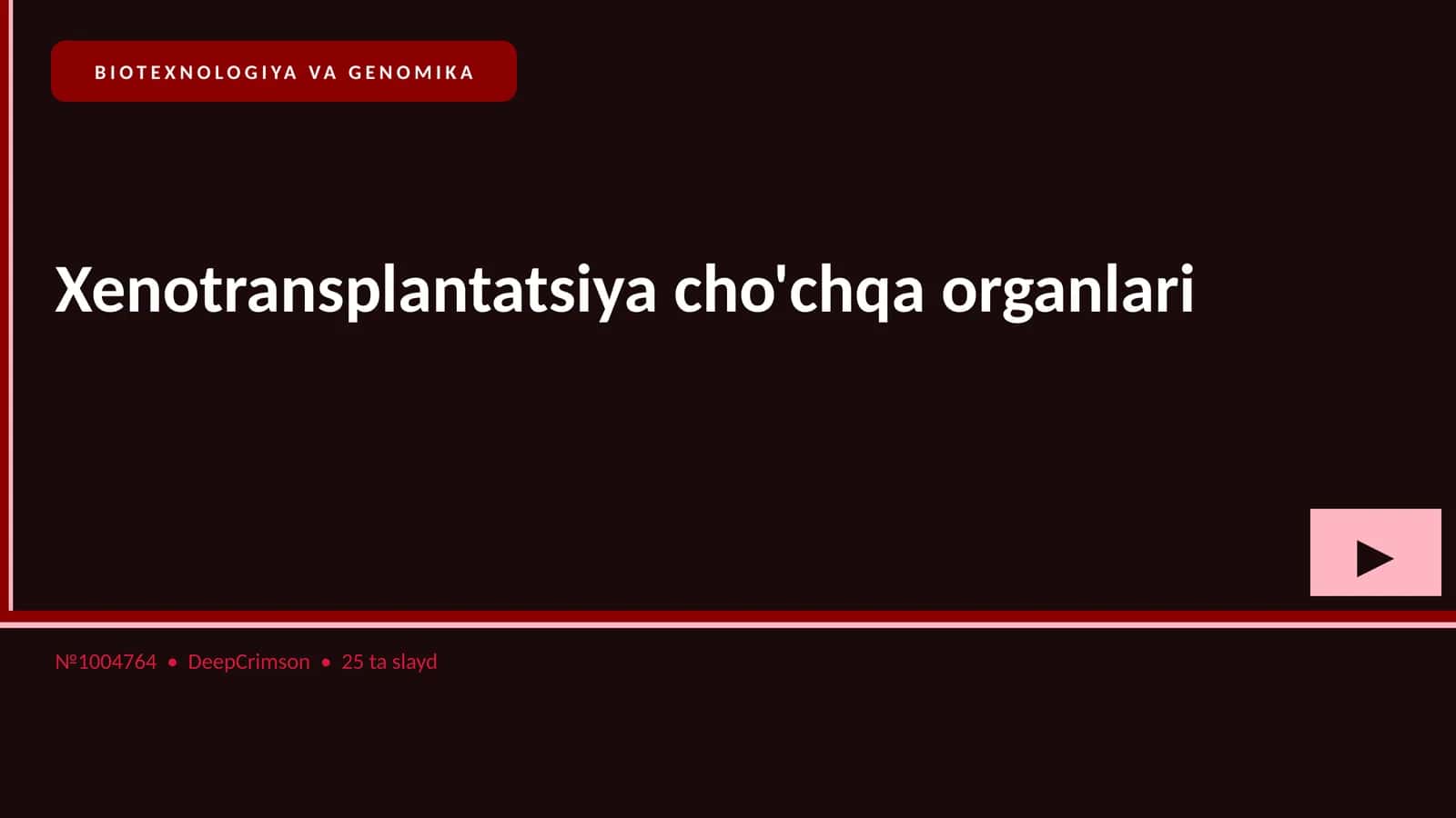 Xenotransplantatsiya cho'chqa organlari 1