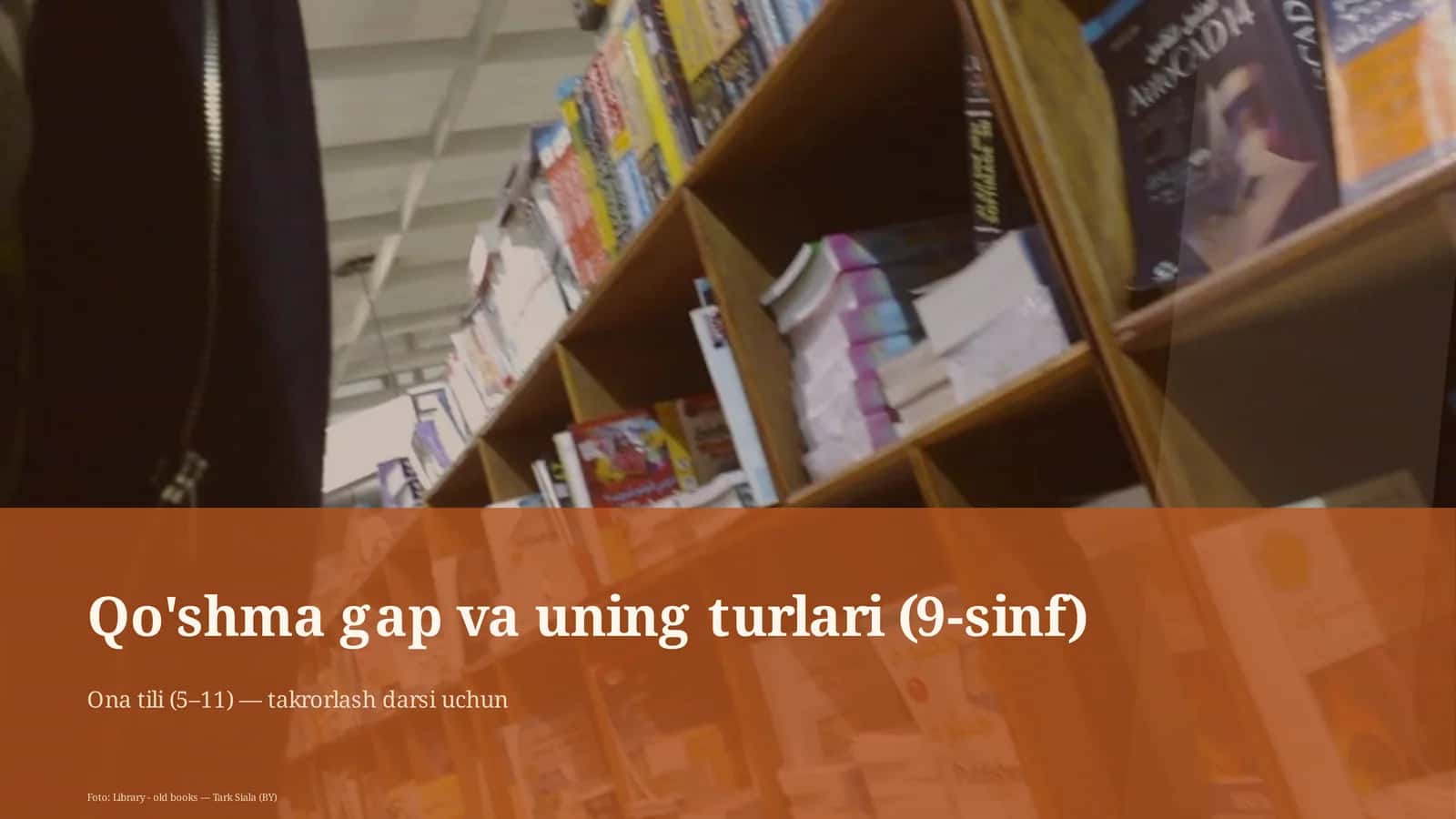 Qo'shma gap va uning turlari (9-sinf) 1