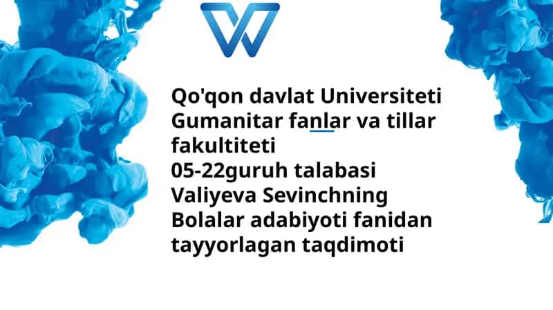 Taqdimot bolalar o'yini 1