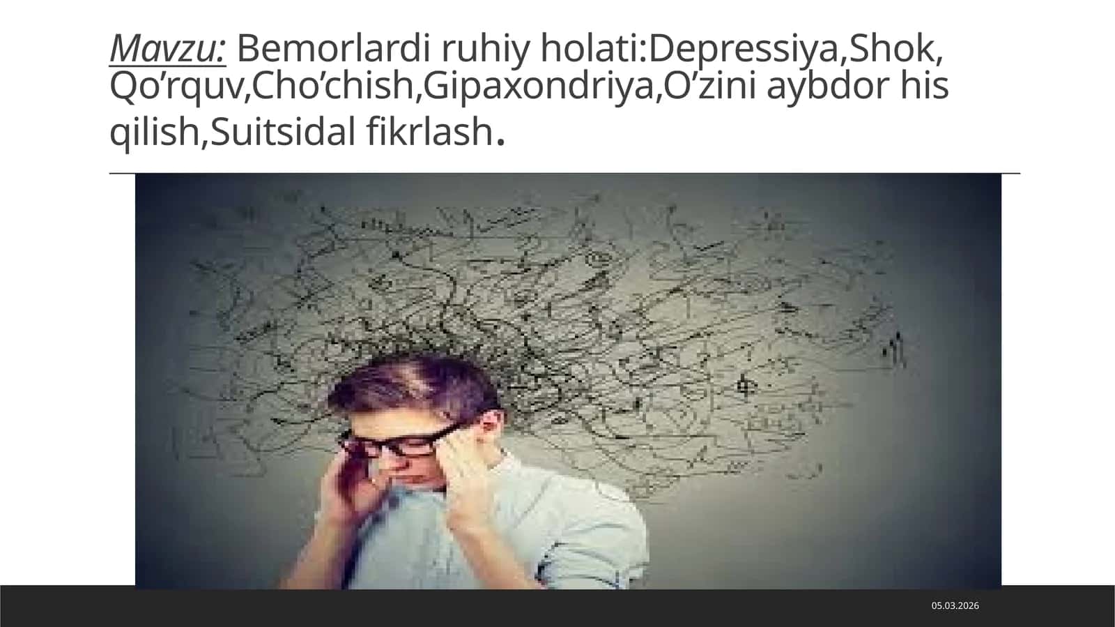 Bemorlar ruhiy holati 1