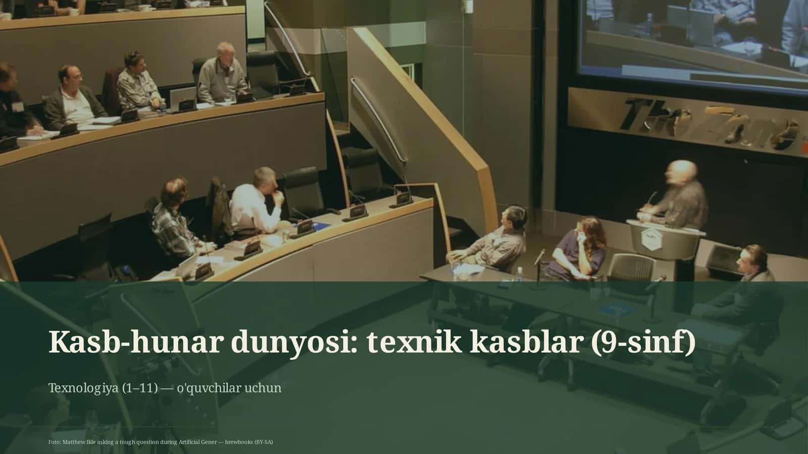 Kasb-hunar dunyosi: texnik kasblar (9-sinf) 1