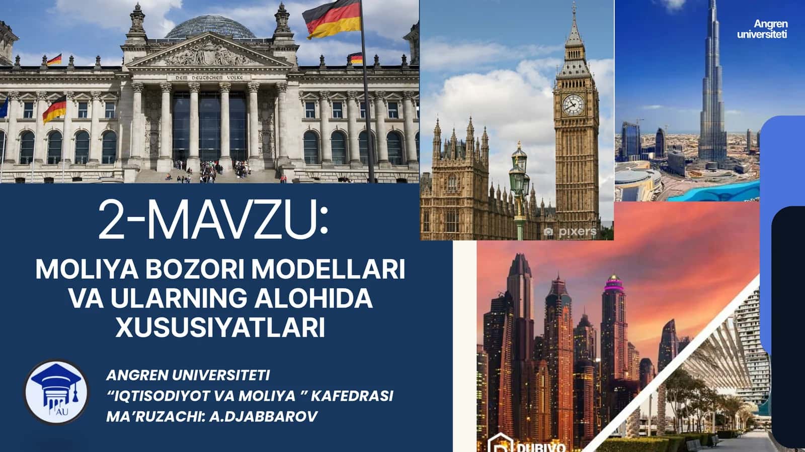Moliya Bozori Modellari va Ularning Alohida Xususiyatlari 1